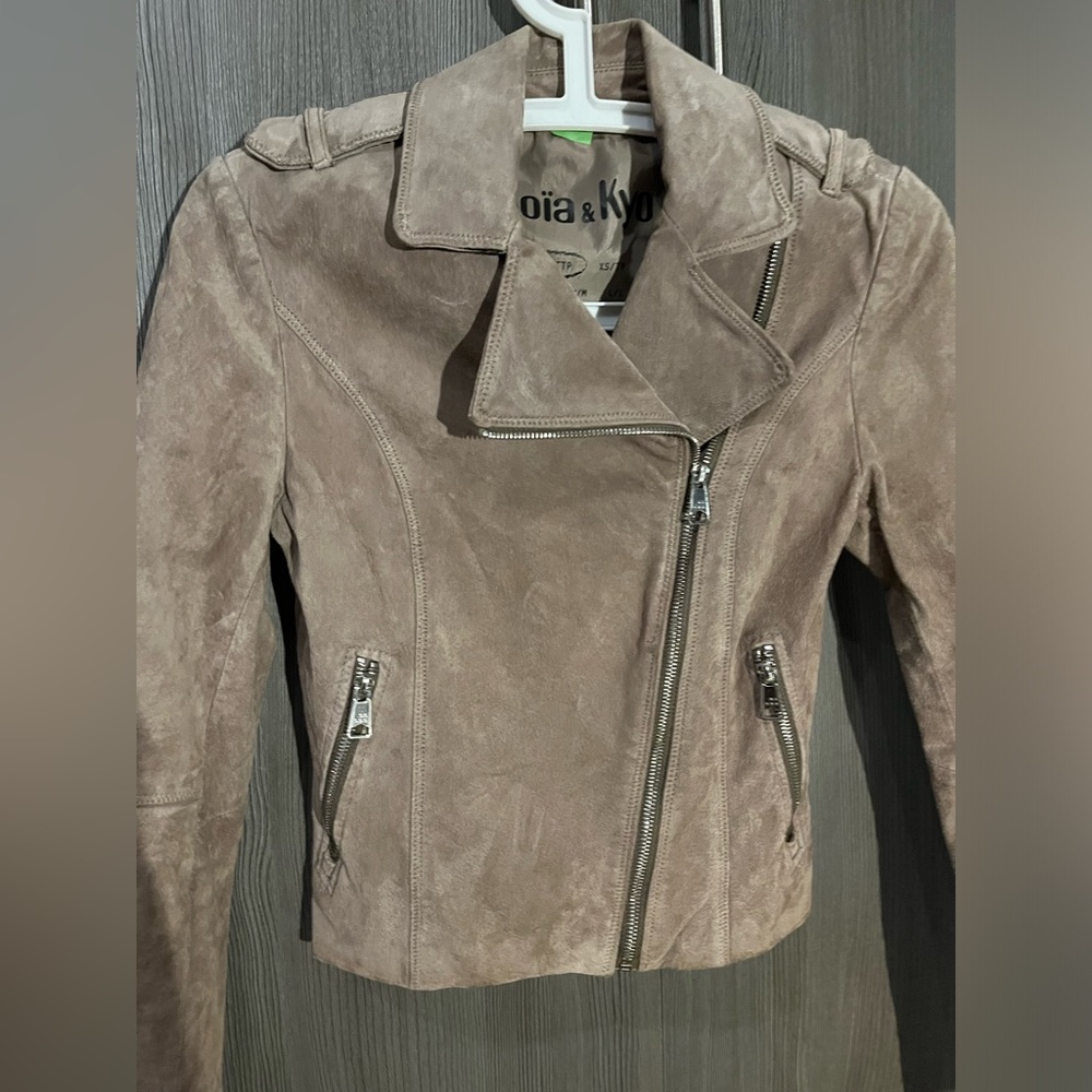 Soïa & Kyo suede perfecto in real leather suede